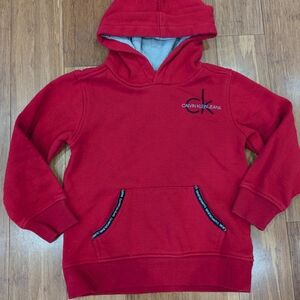 Calvin Klein Kids Red Hoodie